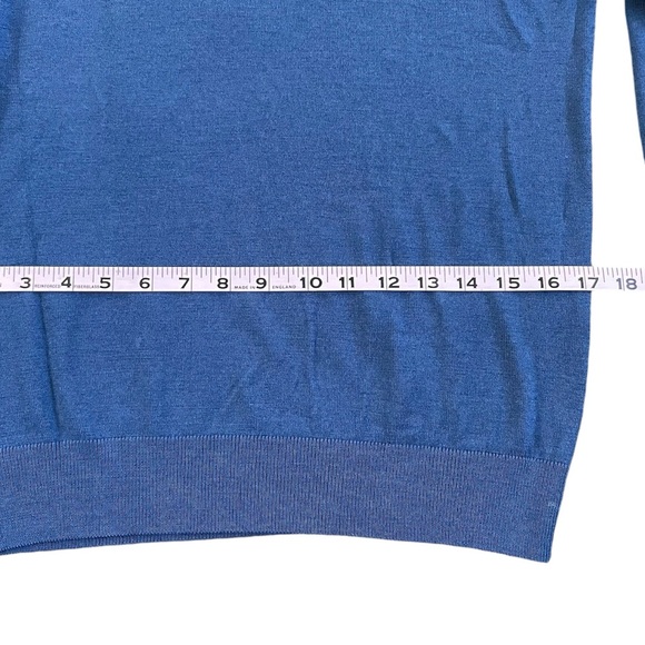 Men’s Uniqlo Blue Wool Turtleneck Sweater - Picture 5 of 7